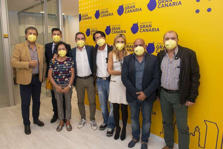 El nuevo Consejo Políticos de Unidos por Gran Canaria en el sur de la Isla/TA.